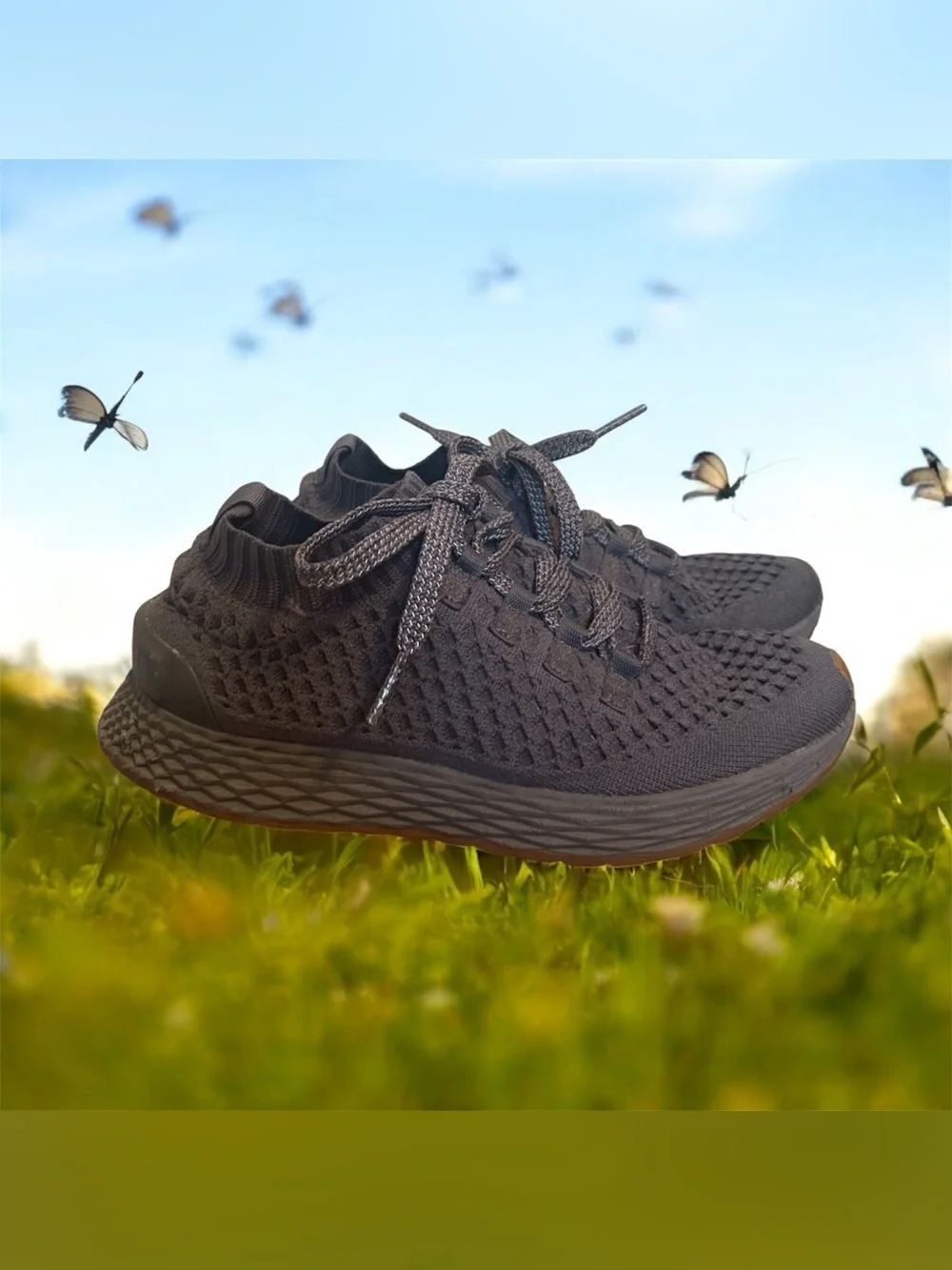 NOBULL Gray Knit Training Shoe